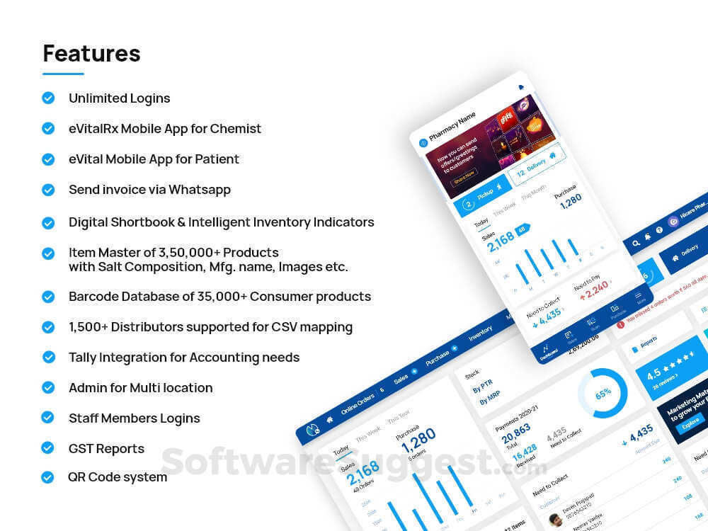eVitalRx Medical Billing Small Screenshot 2
